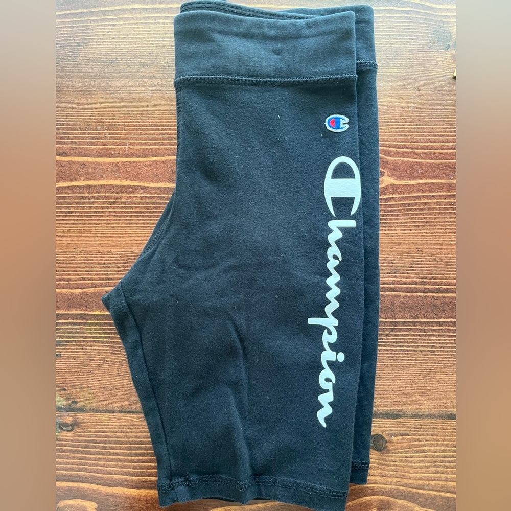 Champion Black Biker Shorts